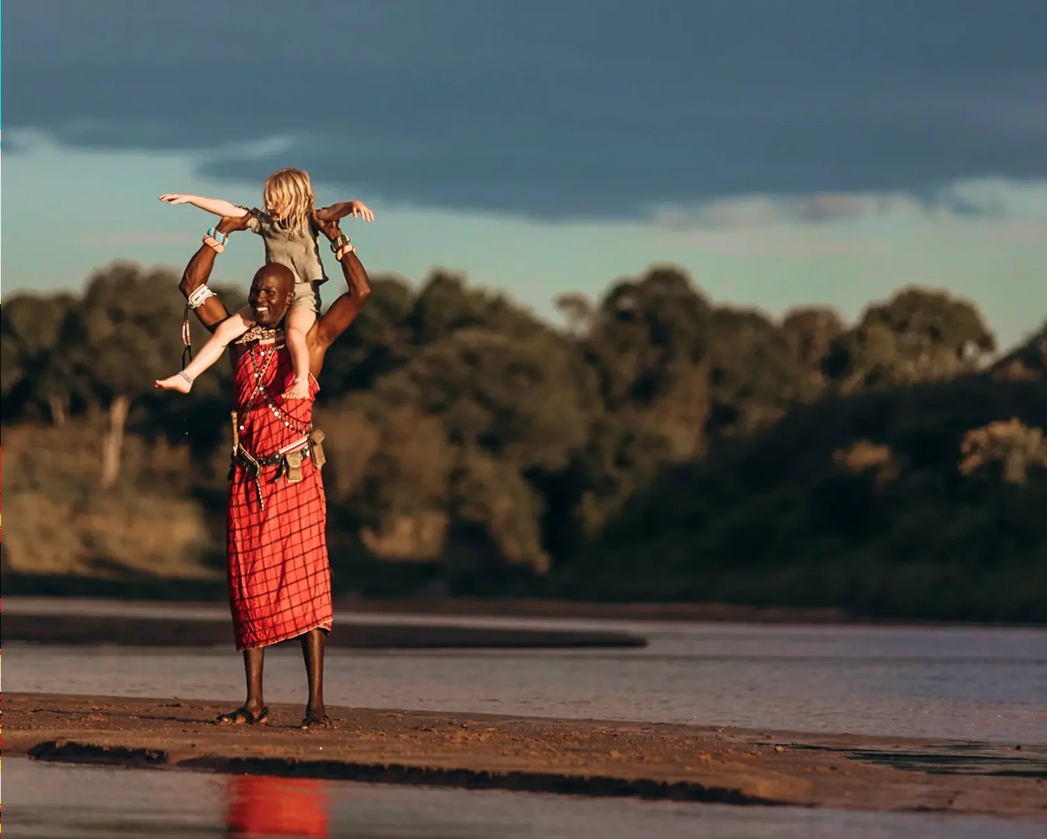 A father and child on an Africa Born coastal adventure